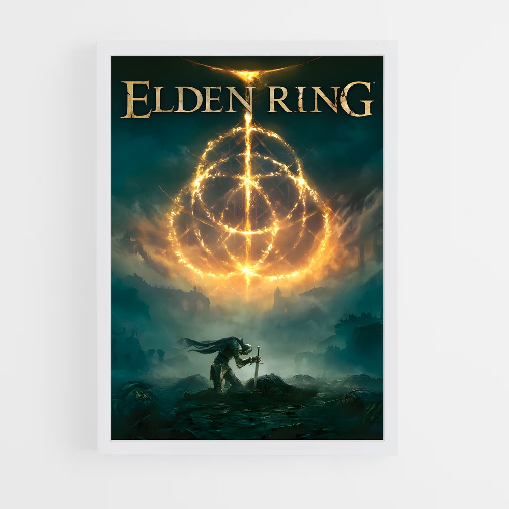 Poster L'Anneau des Anciens – affiche Elden Ring (vue 3)